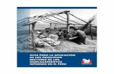 GUÍA PARA LA APLICACIÓN DE EN EL PERÚidp-key-resources.org/documents/1999/d04288/000.pdf · Defensoría del Pueblo ... Huamanga, Abancay , Huancayo, Ica, Arequipa, ... Difícilmente