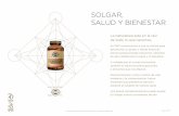 Folleto Solgar Salud y Bienestar - solgarsuplementos.es · SOLGAR presenta el Tour de Novedades 2015 en 30 ciudades de España y lanza 11 nuevos productos. Solgar desarrolla Full