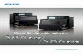 Motor de impresión industrial - RFID Technology · El buque insignia de SATO es un motor de impresión pionero ... (16 ips) La nueva tarjeta de electrónica (PCB) reduce el tiempo