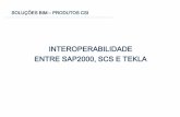INTEROPERABILIDADE ENTRE SAP2000, SCS E TEKLAcmedia.csiportugal.com/userfiles/files/SCS-Tekla _PT.pdf · DE LIGAÇÕES METÁLICAS Possibilidade de alterar as normas para verificação