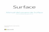 Manual del usuario de Surfacedownload.microsoft.com/download/B/D/4/BD44C612-D0… ·  · 2013-11-22Bluetooth es una marca comercial registrada de Bluetooth SIG, Inc. Este documento