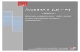 ÁLGEBRA II (LSI – PI) - galeon.comgaleon.com/algebralineal/algii_inform/unidad3.pdf · Facultad de Ciencias Exactas y Tecnologías - UNSE Unidad 3 2 Álgebra II (LSI y PI) UNIDAD