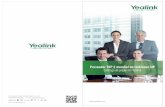 Proveedor TOP 3 mundial de teléfonos SIP Catálogo de productos Yealink · Desde 2001, Yealink ha desarrollado terminales de comunicación VoIP de alta tecnología, entre ellos los