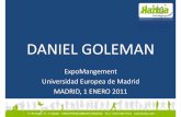 DANIEL GOLEMAN - haztua.com · Daniel Goleman Referente indiscutible en IE, sus aportaciones al campo psicológico han ... multiplicar el poder de la Inteligencia Emocional para