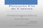 Proyecto Fin de Carrera - upct.es · Proyecto Fin de Carrera Universidad Politécnica de Cartagena Determinación de la distribución de velocidades en un cuenco de disipación de