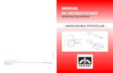 MANUAL DE INSTRUCCIONES - Interempresas: Ferias …€¦ ·  · 2012-05-28INDICE Página - Normas generales de seguridad .....3 - Conducción del tractor con la abonadora .....3