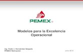Modelos para la Excelencia Operacional - akbal.imp.mxakbal.imp.mx/foros-ref/xviii/Plenarias/PL5.pdf · PEMEX - Confiabilidad y PEMEX SSPA se complementan y fortalecen las líneas