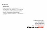 manual del usuario MOTARD 200 - betamotor.com.ar MOTARD.pdf · MOTARD 200 BETAMOTOR ARGENTINA S.A. ... caja de 5 velocidades. 10 ... No acelerar más del 75% y realizar los cambios