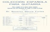  · COLECCIÖN ESPAÑOLA PARA GUITARRA Obras escogidas de los mejores autores espaÌoles transcritas para este instrumento con arreglo a la escuela de Tárrega