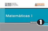 MATEMÁTICAS I - server2.escuelanet.comserver2.escuelanet.com/escuelas/bachuni/cobach/1/(1) Matematicas I... · pertenece al campo disciplinar de Matemáticas, ... Cálculo Integral,