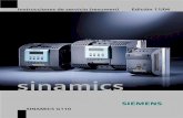 G110 COM 1104 sp final - Siemens AG · Edición 11/04 SINAMICS G110 Instrucciones de servicio (resumen) 3 NOTAS ¾ Este equipo es capaz de proporcionar una protección de sobrecarga