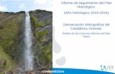 Informe de seguimiento del Plan Hidrológico. (Año ... · los informes anuales de las redes de control y los informes de evaluación del ... Ámbito Cuencas Internas del País Vasco.