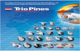 Las rodajas Trio Pines son manufacturadas por Sam Song … · Serie 3000 Capacidad para 50 Kg. ... Placa Superior 01 13/ 16 x 1-9/ 16 2-5/ 8 3-1/ 8 3-5/ 8 3/ 16 11 7/ 16 x1-3/ 16