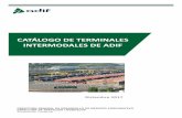 CATÁLOGO DE TERMINALES INTERMODALES DE ADIFadif.es/es_ES/infraestructuras/doc/Catalogo_Terminales_intermo... · catÁlogo de terminales intermodales de adif direcciÓn general de