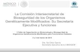 La Comisión Intersecretarial de Bioseguridad de los ...€¦ · La Comisión Intersecretarial de Bioseguridad de los Organismos Genéticamente Modificados: Su Secretaría Ejecutiva