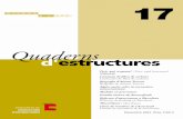 Quaderns - Associació de Consultors d'Estructuresaceweb.cat/web2015/wp-content/uploads/quaderns/Quaderns_estruct… · ca de nuestra profesión (consultores de estructuras, especialistas