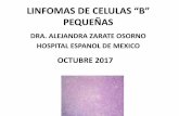 LINFOMAS DE CELULAS “B” PEQUENAS - comanes.orgcomanes.org/reunionacademica_2017/linfomas_celulas_b_pequenas.pdf · Morfología típica de LCM, ... Leucemias linfoblásticas ...