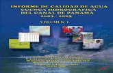 acp-calidad-de-agua-2003-2005-vol-i - Panama Canal · Estaciones en los principales ríos de la Cuenca Hidrográfica del Canal de Panamá (CHCP) 21 ... Dichas actividades son realizadas