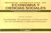 REVISTA VENEZOLANA DE ECO OMIAY CIENCIAS …€¦ ·  · 2013-10-27El chavismo: populismo radical y potencial revolucionario 13 ... sosteniendo que el manejo corporativo de conceptos