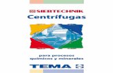 Centrífugas - temamaquinaria.es Espanol.pdf · continua es la centrifuga de sinfín/cestillo, en la cual los sólidos ... máquina y contiene el depósito del aceite de lubricación