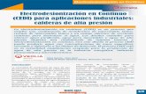 Electrodesionización en Continuo (CEDI) para aplicaciones ... · 19 Introducción La necesidad de producción de agua de alta pureza para el uso de generación y distribución de