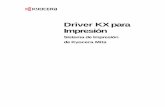 Driver KXpara Impresión - KYOCERA Document Solutions ... · FS-1000+ FS-1010 FS-1018MFP FS-1020D FS-1050 FS-1200 FS-1700+ FS-1714M ... Revisión 1.2 1. Contenido Instalación del