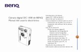 Cámara digital DC 1300 de BENQ Manual del usuario …pdf.textfiles.com/manuals/STARINMANUALS/BenQ/Manuals/Archive/DC… · Mire a trav és del visor para determinar el objeto que