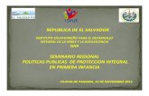 INSTITUTO SALVADOREÑO PARA EL DESARROLLO INTEGRAL DE … · 1992 En base al modelo de Colombia se crean los ... Inicia del Programa de Educación Inicial a través ... ESTRATEGIAS