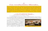 2. Las revoluciones liberales. - Departamento de GeografÃ ...bachiller.sabuco.com/historia/revolucionesliberalesb.pdf · La independencia de las trece colonias norteamericanas, ...