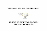 REPORTEADOR WINDOWS - contpaqi.com€¦ · Cualquier otra marca que se mencione dentro de este manual que ... EJECUTANDO REPORTES EN N ... con el mismo nombre que el