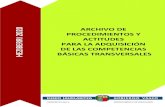 ARCHIVO DE RRI 2020 DE LAS COMPETENCIAS PARA … · 6. Metodología para enseñar/aprender y evaluar los procedimientos y actitudes para la adquisición de las ... 2.1.2.7. LOS SEIS