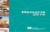 Memoria 2016 - Col·legi de Fisioterapeutes de Catalunya · • Tríptico divulgativo de Fisioterapia e incontinencia urinaria • Seminario Técnico: Reprogramación abdominal. Ed.