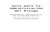 Guía para la Administración del Riesgoapolo.uniatlantico.edu.co/SIG/GUIA-ADMINISTRACION-DEL-RIESGO-2012.pdf... por ello el Departamento Administrativo de la Función Pública –DAFP,