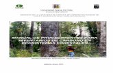 MANUAL DE PROCEDIMIENTOS PARA ... - … · manual de procedimientos para inventarios de carbono en ecosistemas forestales medicion de la capacidad de captura de carbono en bosques