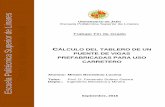 CÁLCULO DEL TABLERO DE UN PUENTE DE VIGAS …tauja.ujaen.es/bitstream/10953.1/3582/1/TFG_Benedicto... ·  · 2018-03-205.3.3 Acciones variables (Q) ... Excentricidad media del pretensado