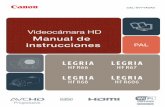 Videocámara HD Manual de instruccionesIBECvS.pdf · • Este dispositivo lleva incorporada la tecnología exFAT con licencia de Microsoft.