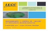 ASEGURAMIENTO Y CONTROL DE CALIDAD DE ... - …lecc.com.sv/wp-content/uploads/2012/07/as-.pdf · Evaluación de Repetibilidad y Reproducibilidad Intra-laboratorio " MUESTRAS POR DUPLICADO