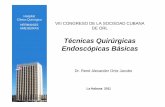 Técnicas Quirúrgicas Endoscópicas Básicas - files.sld.cufiles.sld.cu/otorrino/files/2011/07/tecnicas-quirurgicas-endosco... · VIII CONGRESO DE LA SOCIEDAD CUBANA DE ORL Técnicas