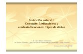Nutrición enteral : Concepto. Indicaciones y ...³n-enteral.pdf · Presentación como líquido o polvo ... Dada la gran cantidad de productos de nutrición enteral que existen en