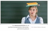 neurociencia en el perfeccionamiento docente, primeros …€¦ · matemáticas con apoyo de la Neurociencia ... una clase que involucre el desarrollo de una de las habilidades en
