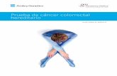 Prueba de cáncer colorrectal hereditariogenomicamedica.com/assets/prueba-cancer-de-colon-guia-para-el... · Nuevas soluciones para el cáncer colorrectal hereditario Identificar