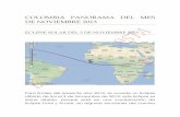 COLOMBIA PANORAMA DEL MES DE NOVIEMBRE 2013 · del Eclipse será Anular y otras será Total. De acuerdo a la información de la NASA, el Eclipse se verá por un corredor muy angosto,