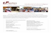 Estudios de la Cultura Indígena - Apulaya - Study abroad ... tradición textil andina está basada en miles de años de desarrollo y transmisión intergeneracional de antiguos conocimientos.