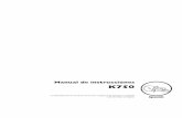 Manual de instr ucciones K750 - Chainsaws, lawn mowers & …€¦ ·  · 2008-09-23Spanish K750 Manual de instr ucciones Lea detenidamente el man ual de instrucciones y asegúrese