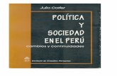 POLÍTICA Y SOCIEDAD EN EL PERÚ - lanic.utexas.edulanic.utexas.edu/project/laoap/iep/ddtlibro20.pdf · resolución de los problemas históricos del Perú. ... sociales existentes