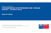 Reporte Trimestral COMERCIO EXTERIOR DE CHILE · DEPARTAMENTO DE ESTUDIOS, DIRECON 2 Este documento fue elaborado por el Departamento de Estudios de la Dirección General …