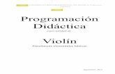 Programación Didáctica - CPM Francisco Guerreroconservatoriofranciscoguerrero.es/.../files/pdf/pcc/...violin_eebb.pdfescalas, arpegios e intervalos, con diferentes articulaciones,