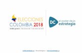 ELECCIONES COLOMBIA 2018 - poderdc.copoderdc.co/wp-content/uploads/2018/02/Elecciones-Colombia-2018... · El presente documento pretende contribuir –a partir de datos oficiales,