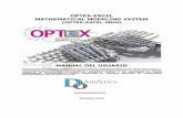 MANUAL DEL USUARIO - Do Analytics - Optex |€¦ ·  · 2016-01-01permite el acceso a los servicios cliente servidor de OPTEX. ... Modelo de Datos del Sistema de Información de