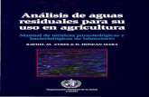 Analisis de aguas - WHOapps.who.int/iris/bitstream/10665/41996/1/9243544845_spa.pdf · Analisis de aguas residuales para su uso en agricultura Manual de tecnicas parasitol6gicas y